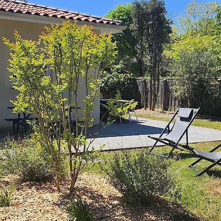 Дом отдыха Charmante Maison A 2 Pas Du De Biscarosse *